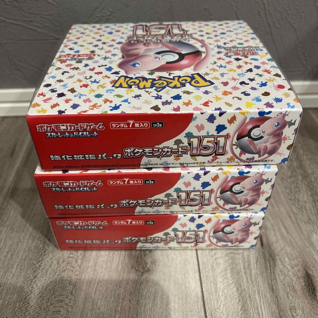 ポケモン - 151 3 Box シュリンク付 バラ売り可(単品18800円)の通販 by
