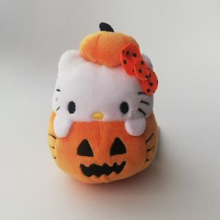 サンリオ(サンリオ)のハローキティ　キティちゃん　キティ　ハロウィン　マスコット　人形　南瓜　かぼちゃ(置物)