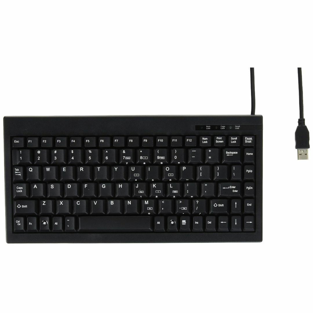 【人気商品】UAC ユーエーシー キーボード ACK-595B-US-USB-R