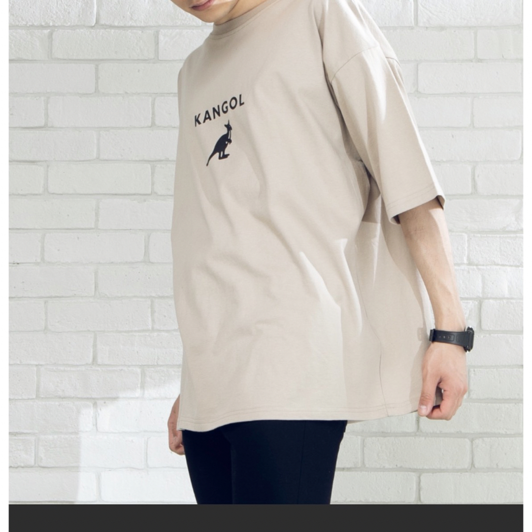 KANGOL(カンゴール)のカンゴール 半袖 Tシャツ KANGOL ベージュ カットソー メンズのトップス(Tシャツ/カットソー(半袖/袖なし))の商品写真