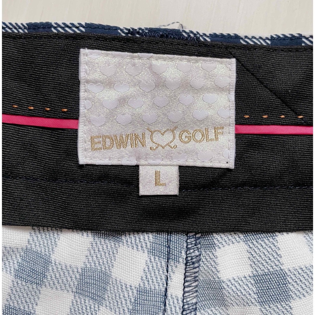 EDWIN(エドウィン)のEDWIN GOLFチェックショートパンツ♡ スポーツ/アウトドアのゴルフ(ウエア)の商品写真
