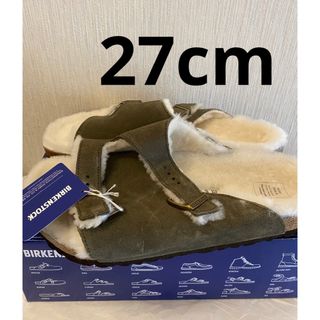 ビルケンシュトック(BIRKENSTOCK)のビルケンシュトック  ZURICH チューリッヒ　レギュラー幅　グリーン　ボア(サンダル)