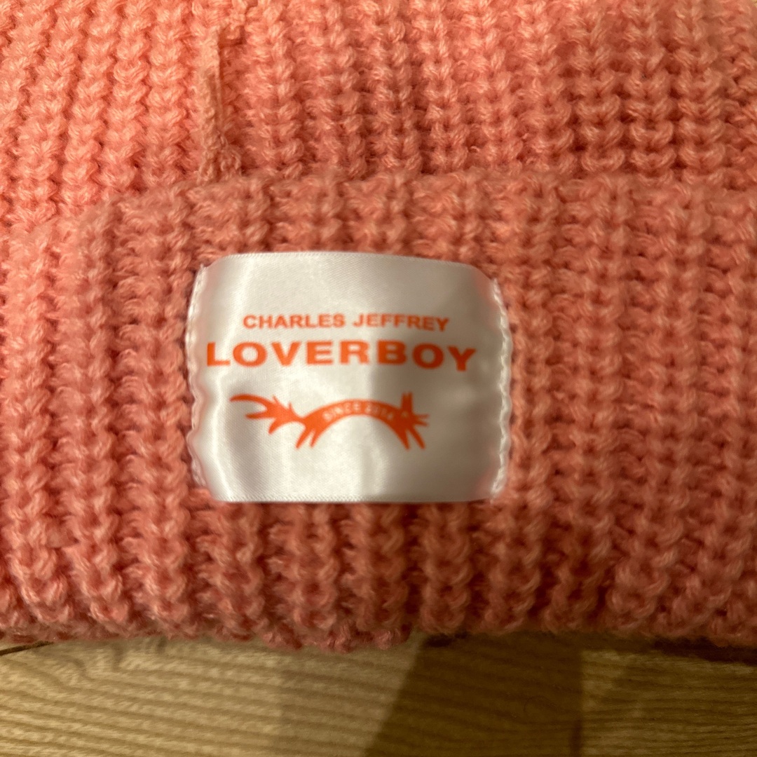LOVER BOY ニット帽 うさ耳 ピンクの通販 by 大幅お値下げ中SUI's