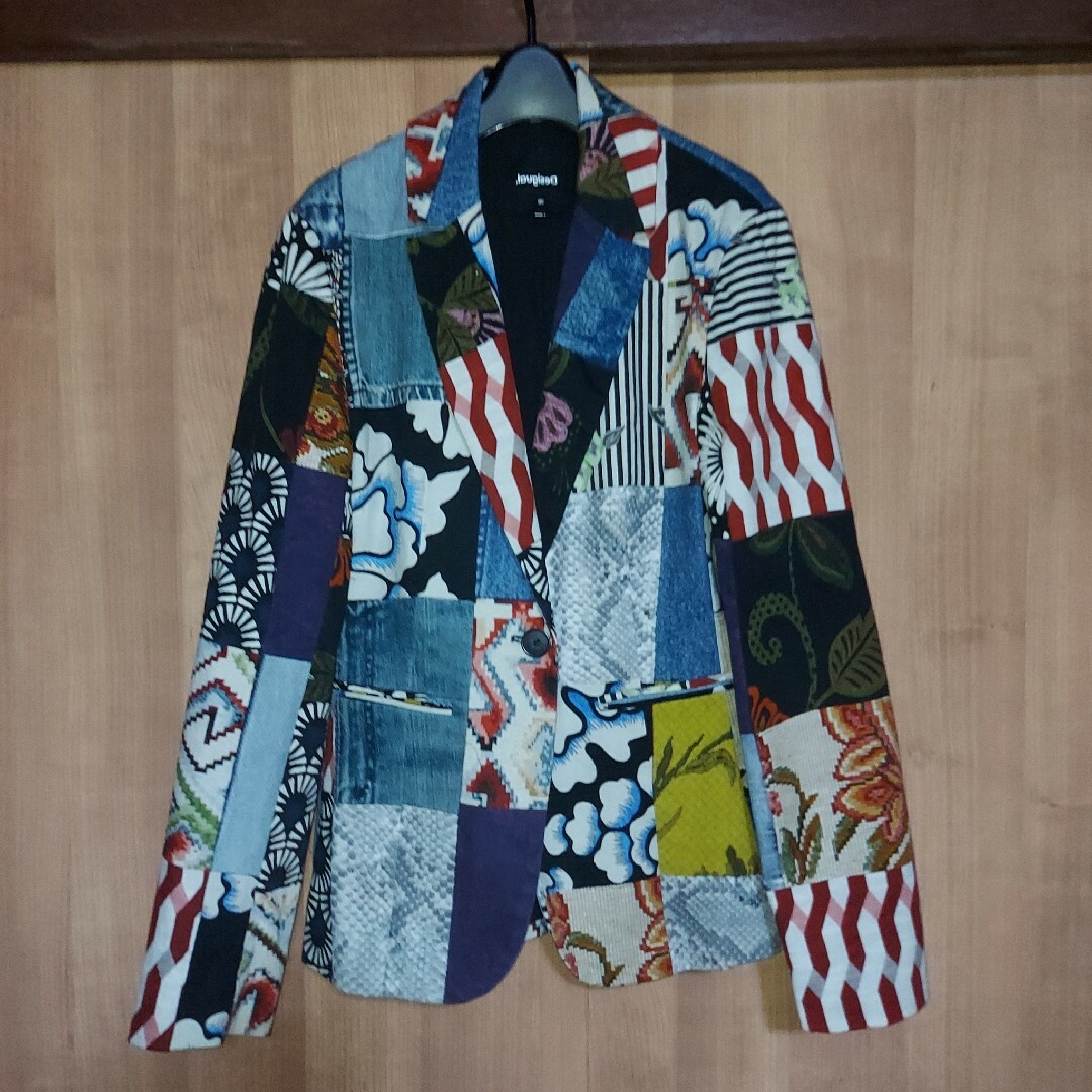 DESIGUAL   新品 未使用 パッチワーク ブレザー デシグアルの通販 by