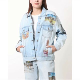 デシグアル(DESIGUAL)の新品　未使用　エスコテ　デニム　ジャケット　デシグアル(Gジャン/デニムジャケット)