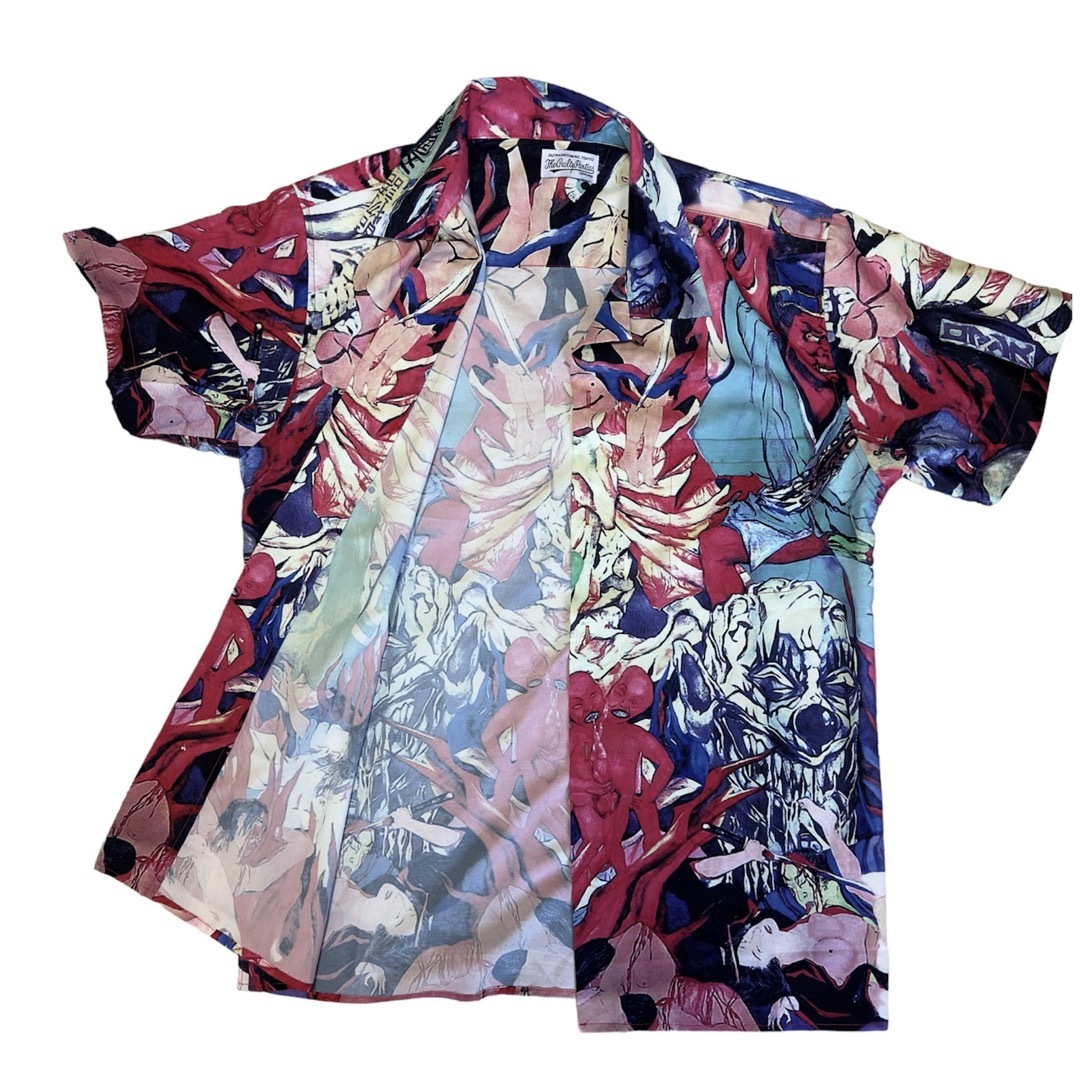 WACKO MARIA - WACKO MARIA “ 天国東京地獄絵図 “ HAWAIIAN SHIRTの