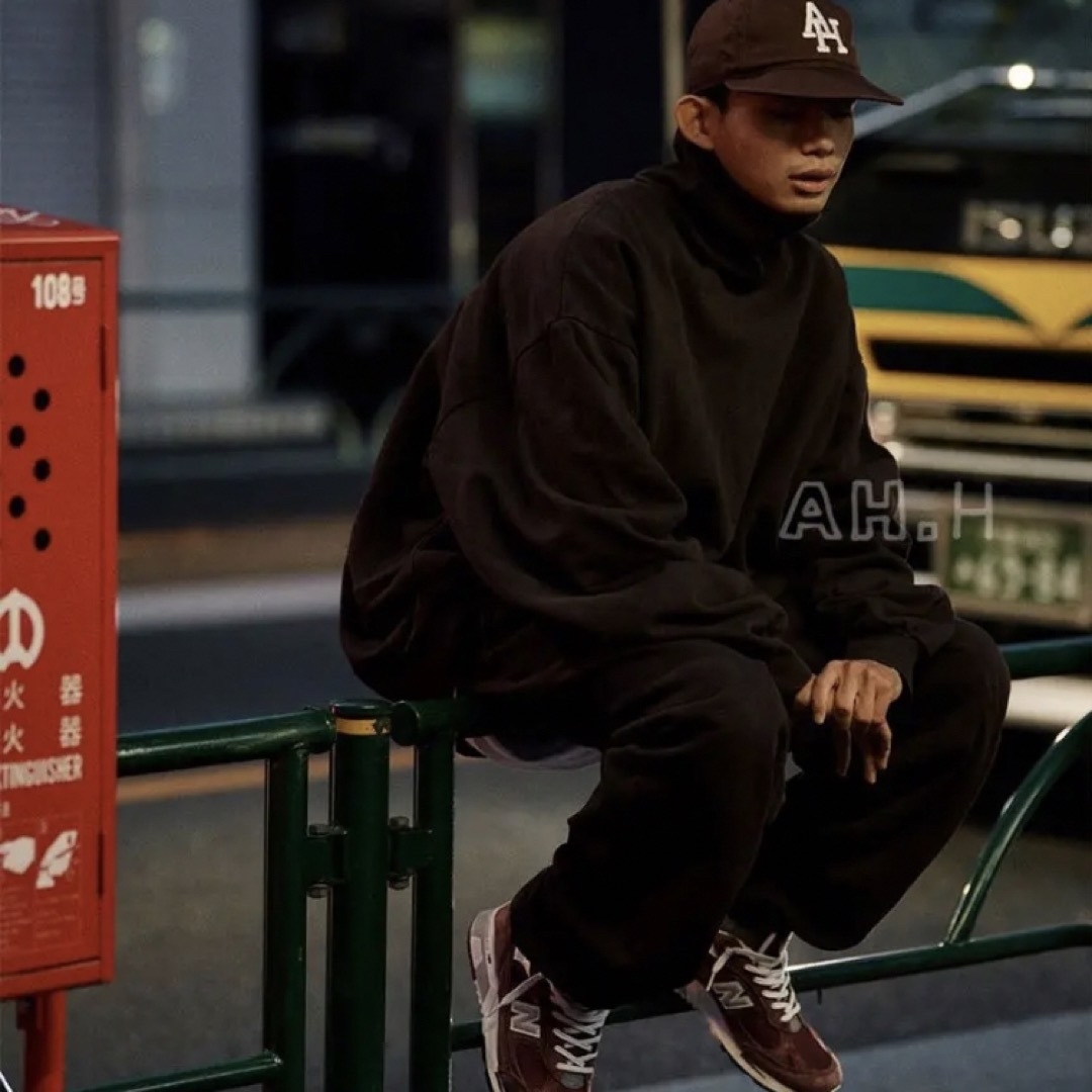 ネイビー】 SSZ AH LOS ANGELES APPAREL セットアップ - スウェット