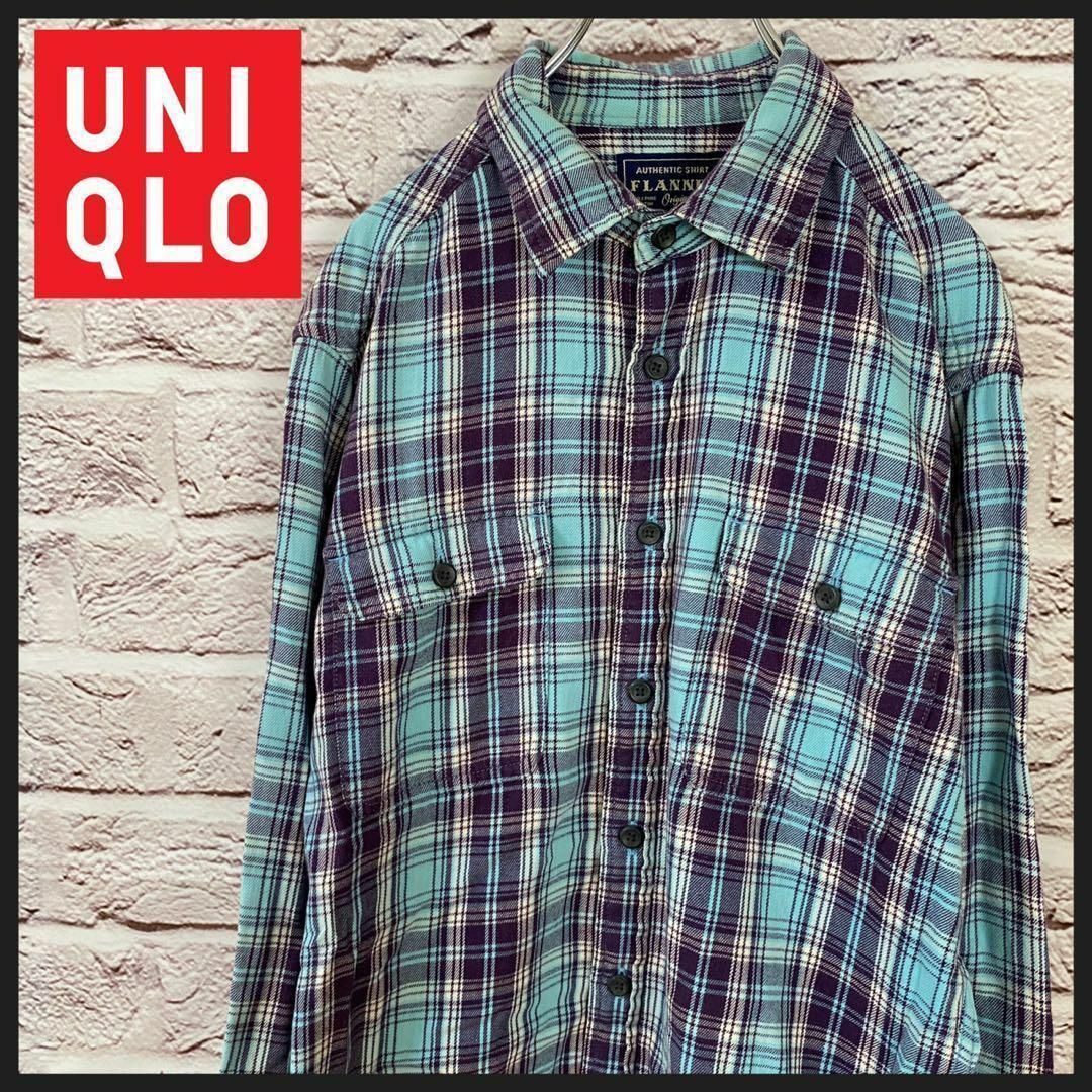 UNIQLO シャツ　チェックシャツ メンズ　レディース　[ M ]