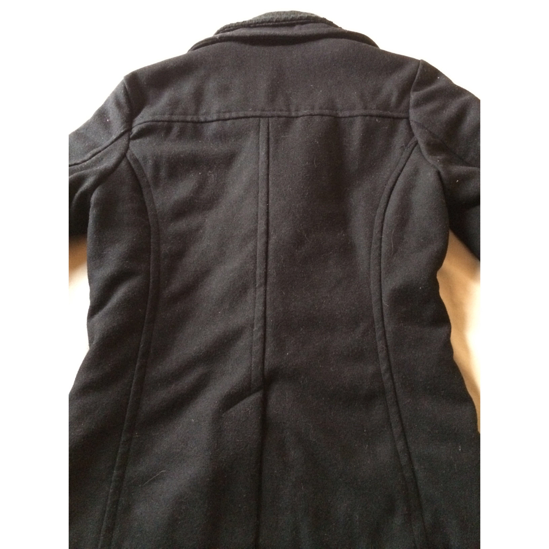 メンズ Pコート 黒 メンズのジャケット/アウター(ピーコート)の商品写真