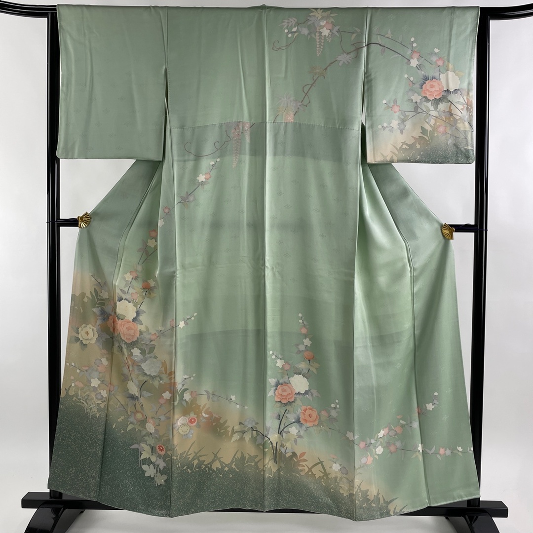 訪問着 身丈159cm 裄丈64.5cm 正絹 秀品 - 着物