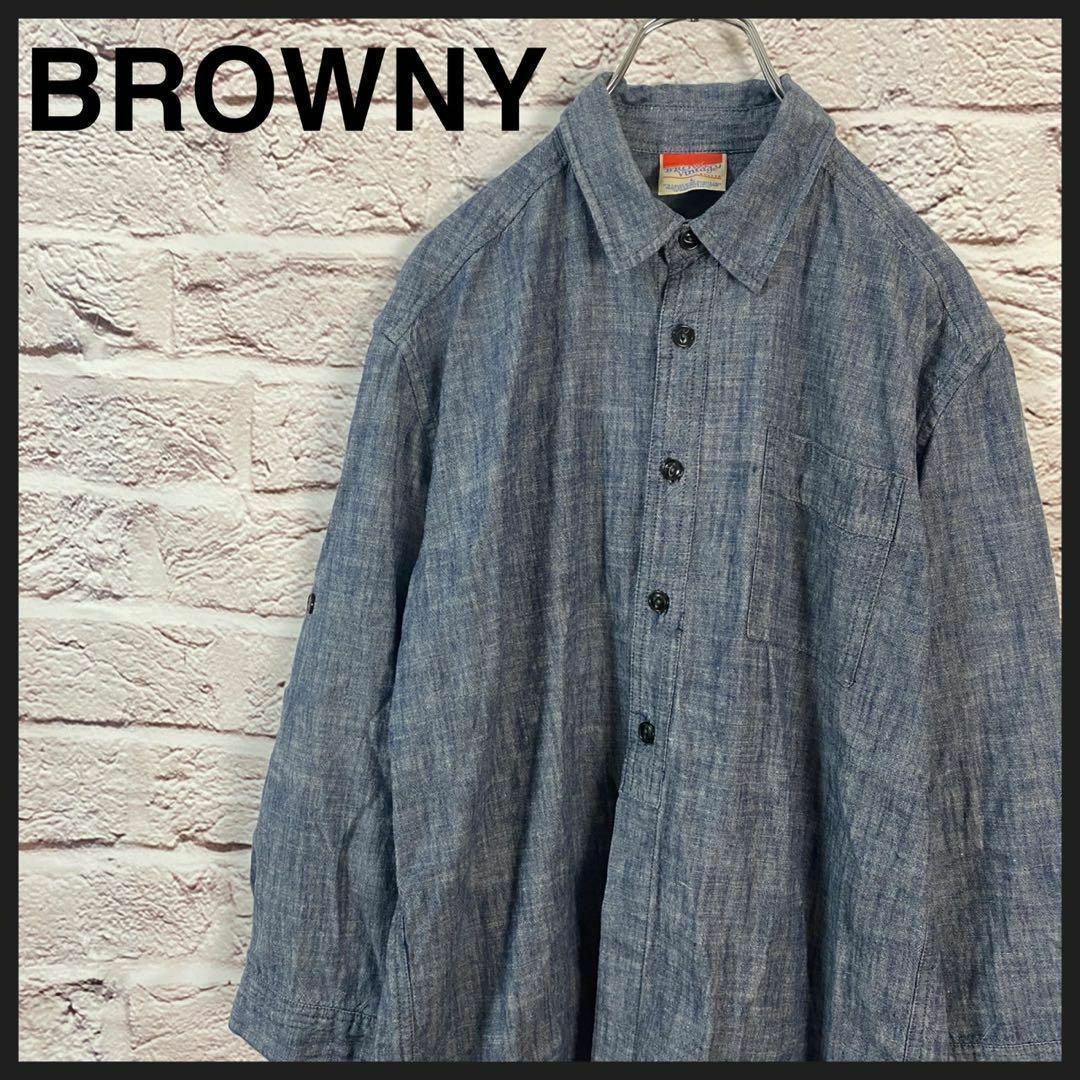 BROWNY シャツ　ネルシャツ メンズ　レディース　[ L ] メンズのトップス(シャツ)の商品写真