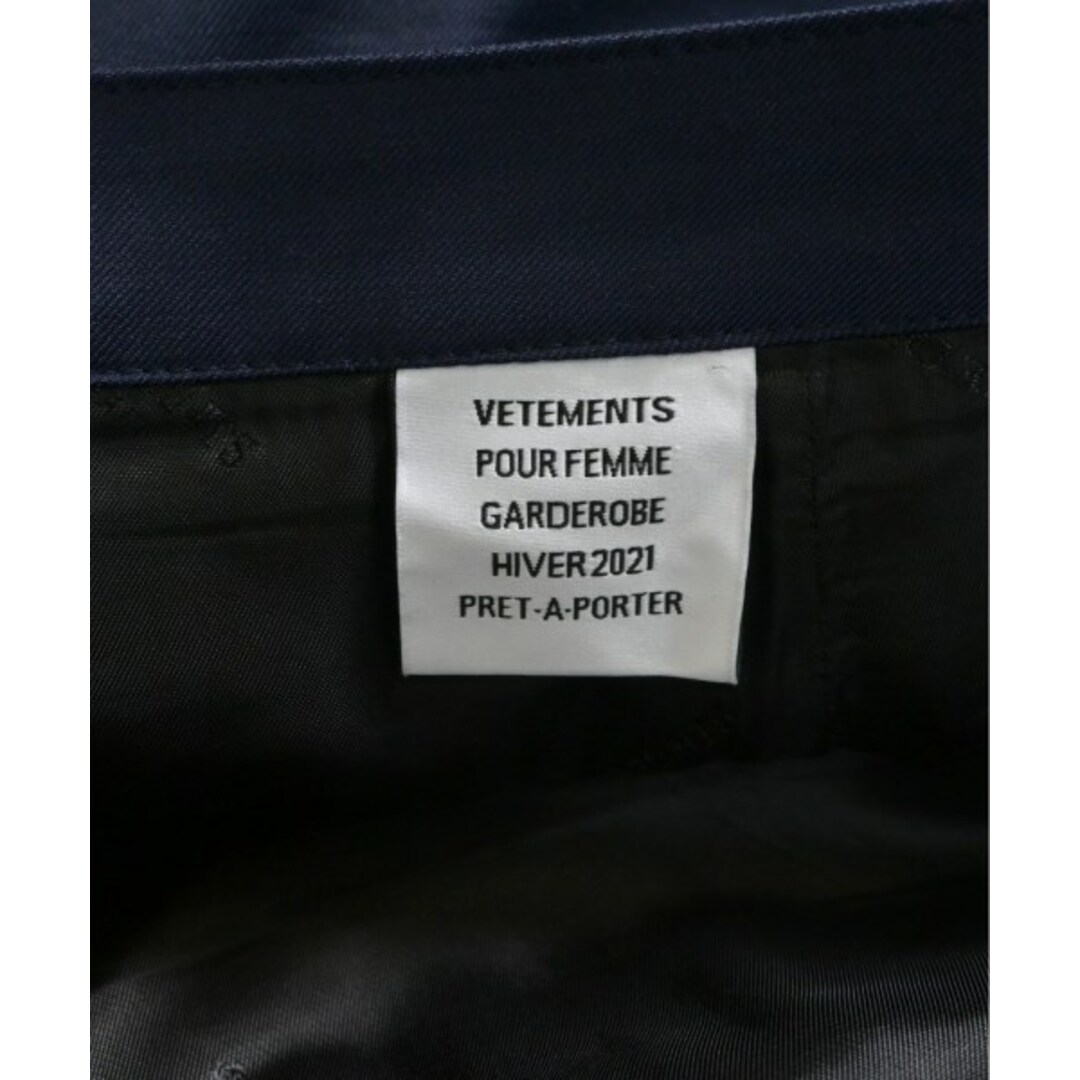 VETEMENTS(ヴェトモン)のVETEMENTS ヴェトモン ロング・マキシ丈スカート M 紺 【古着】【中古】 レディースのスカート(ロングスカート)の商品写真