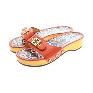 トリーバーチ(Tory Burch)のTORY BURCH サンダル US6 1/2(23.5cm位) オレンジ 【古着】【中古】(サンダル)