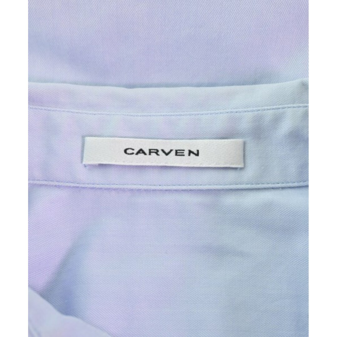CARVEN(カルヴェン)のCARVEN カルヴェン カジュアルシャツ 37(XS位) 水色 【古着】【中古】 メンズのトップス(シャツ)の商品写真