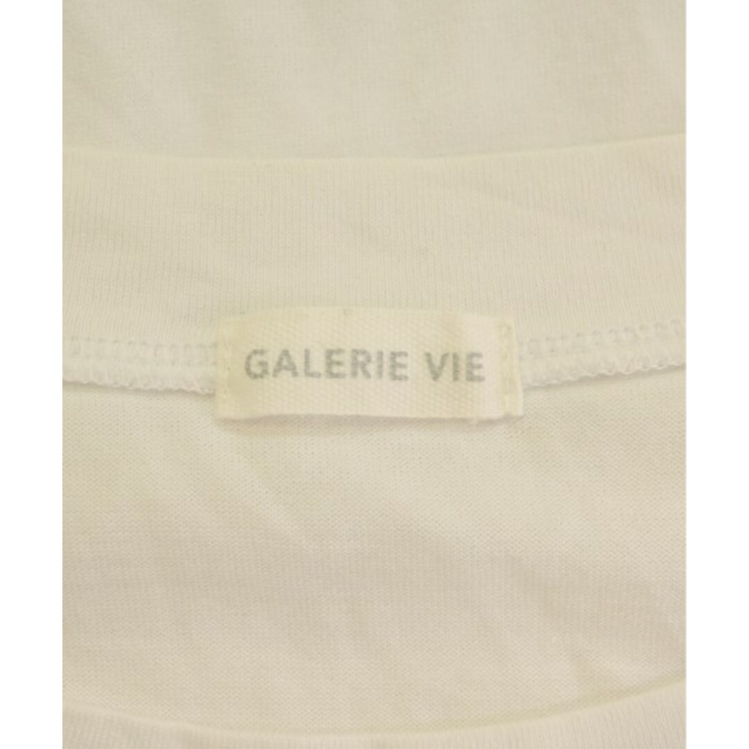 GALERIE VIE(ギャルリーヴィー)のGALERIE VIE ギャラリーヴィー Tシャツ・カットソー F 白 【古着】【中古】 レディースのトップス(カットソー(半袖/袖なし))の商品写真