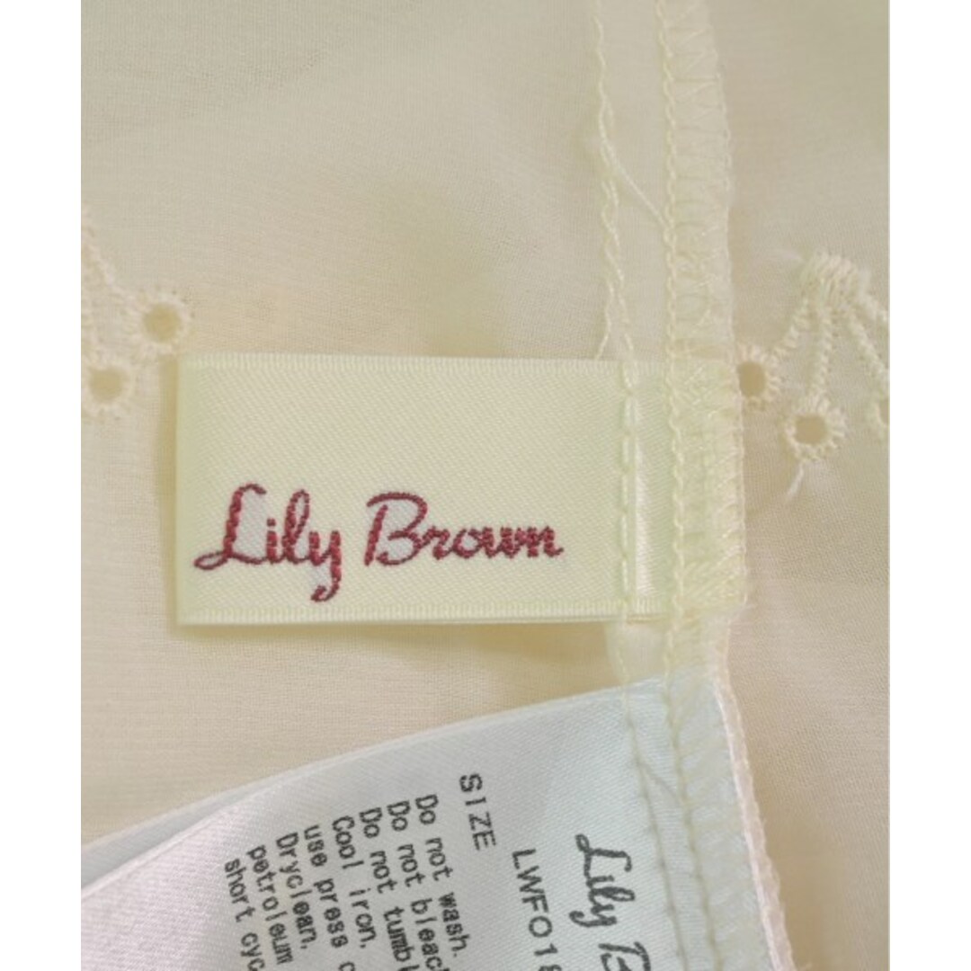 Lily Brown(リリーブラウン)のLILY BROWN リリーブラウン ワンピース F ベージュ 【古着】【中古】 レディースのワンピース(ひざ丈ワンピース)の商品写真