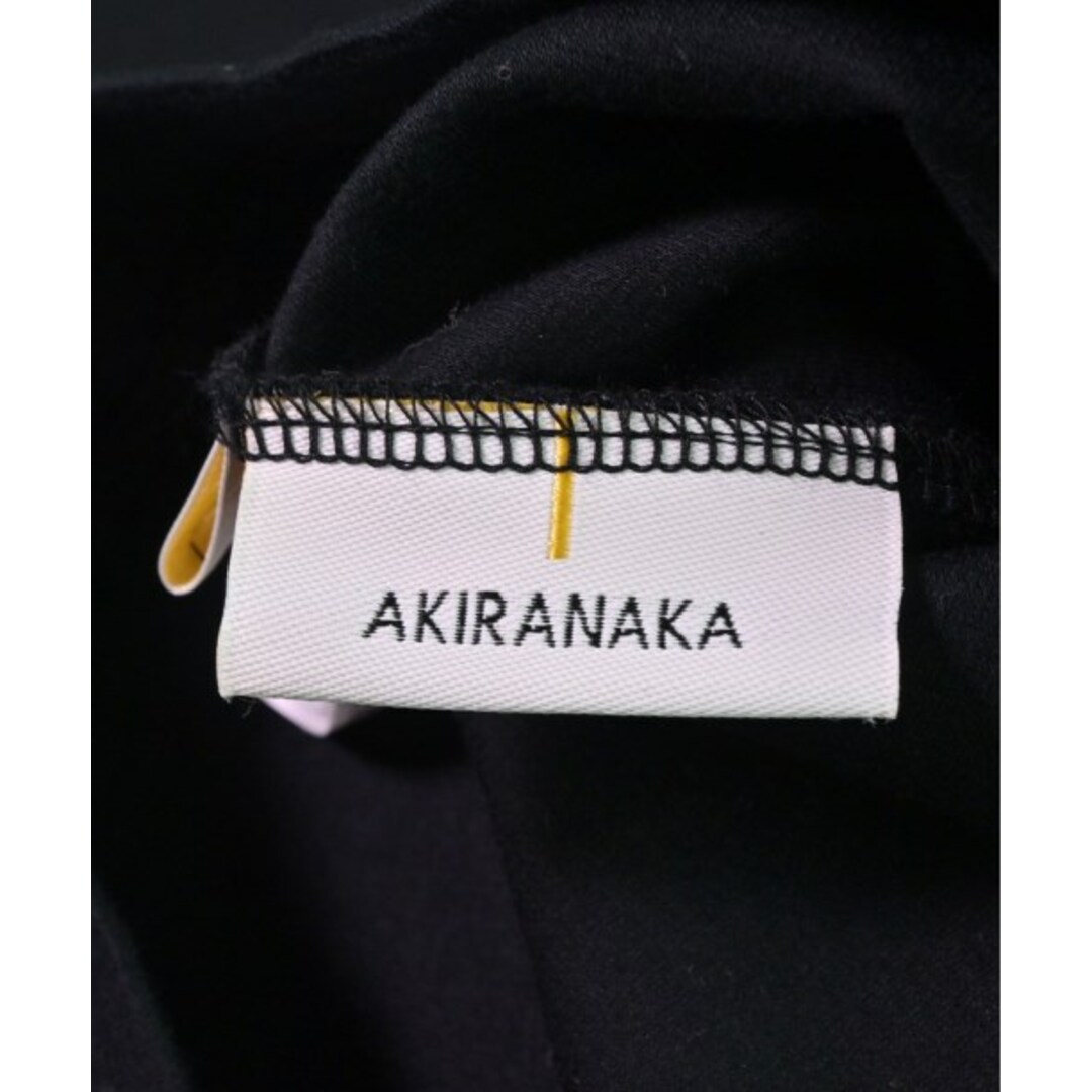 AKIRANAKA(アキラナカ)のAKIRA NAKA アキラナカ Tシャツ・カットソー 2(M位) 黒 【古着】【中古】 レディースのトップス(カットソー(半袖/袖なし))の商品写真