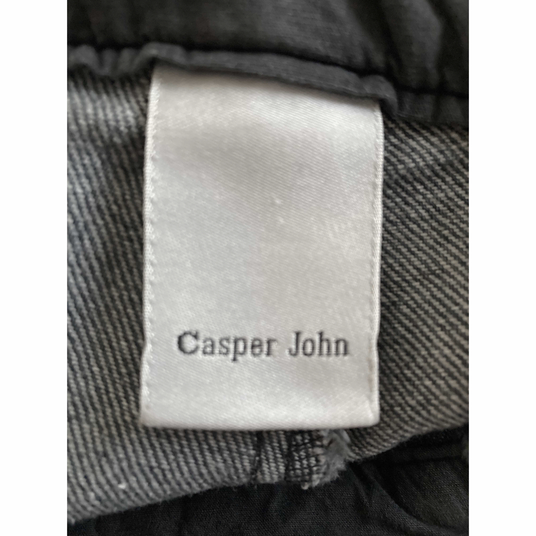 Casper John(キャスパージョン)のCasper  John   ワイド　デニム　パンツ　ブラック系 メンズのパンツ(デニム/ジーンズ)の商品写真