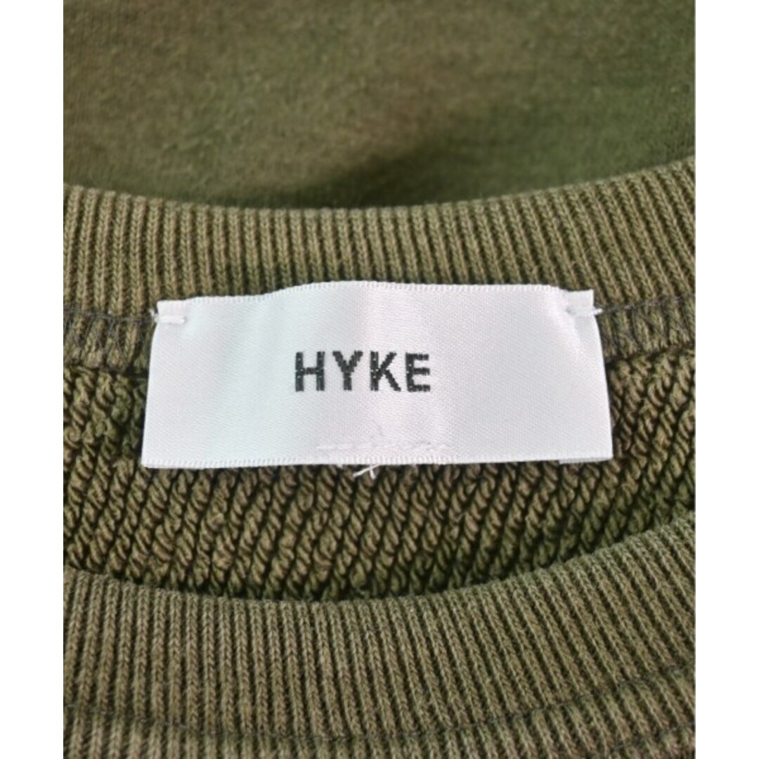 HYKE(ハイク)のHYKE ハイク Tシャツ・カットソー F カーキ 【古着】【中古】 レディースのトップス(カットソー(半袖/袖なし))の商品写真
