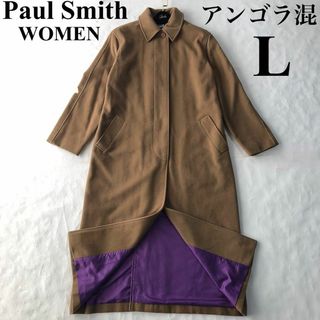 【スペシャル】Paul Smith アンゴラ混 裏地柄 リボンデザイン コート