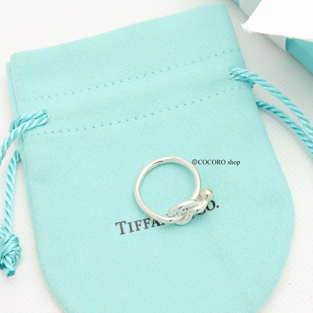 Tiffany & Co. - 【美品】TIFFANY&Co. ラブ ノット リング AG925