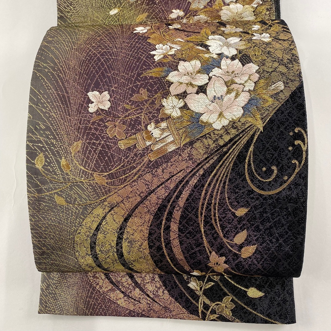 袋帯 美品 秀品 六通 正絹 - 帯 袋帯 美品 秀品 六通 正絹