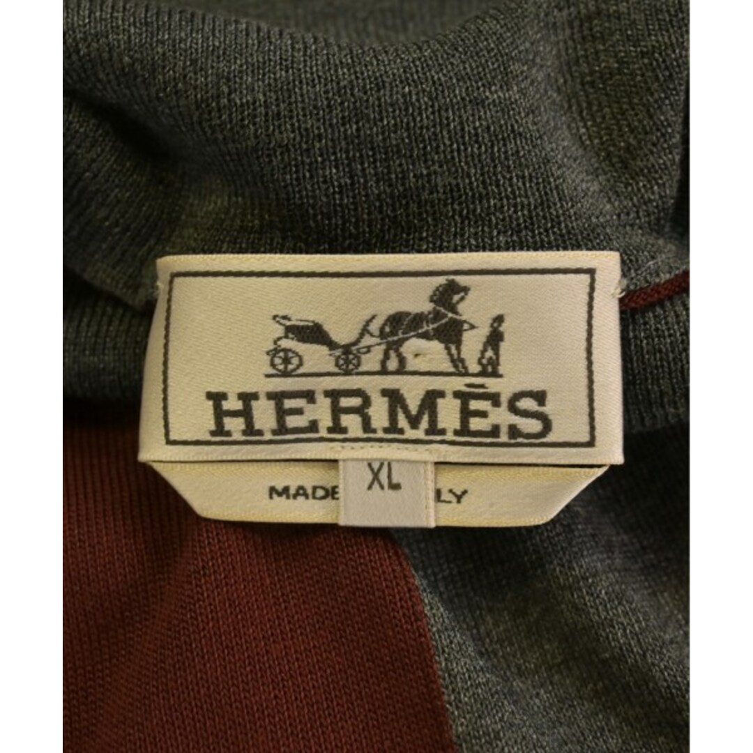 HERMES エルメス ニット・セーター XL 茶