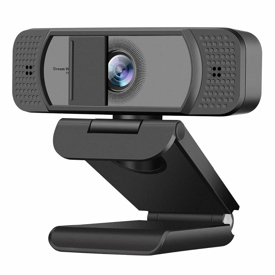 【新着商品】Webカメラ 100°超広角 マイク内蔵 カバー付き ウェブカメラ