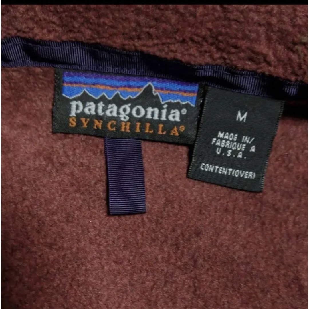 patagonia USA製 シンチラ ジップアップフリースジャケット　サイズM