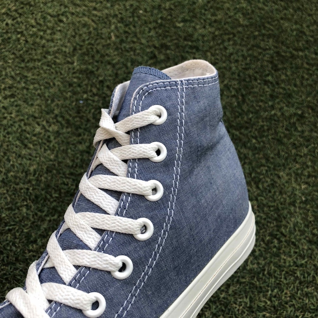 CONVERSE(コンバース)の美品23.5コンバース オールスター インヒール シャンブレー ハイ HW309 レディースの靴/シューズ(スニーカー)の商品写真