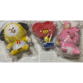 ビーティーイシビル(BT21)のBT21一番くじ バスタイム ぬいぐるみCHIMMY TATA COOKY(アイドルグッズ)