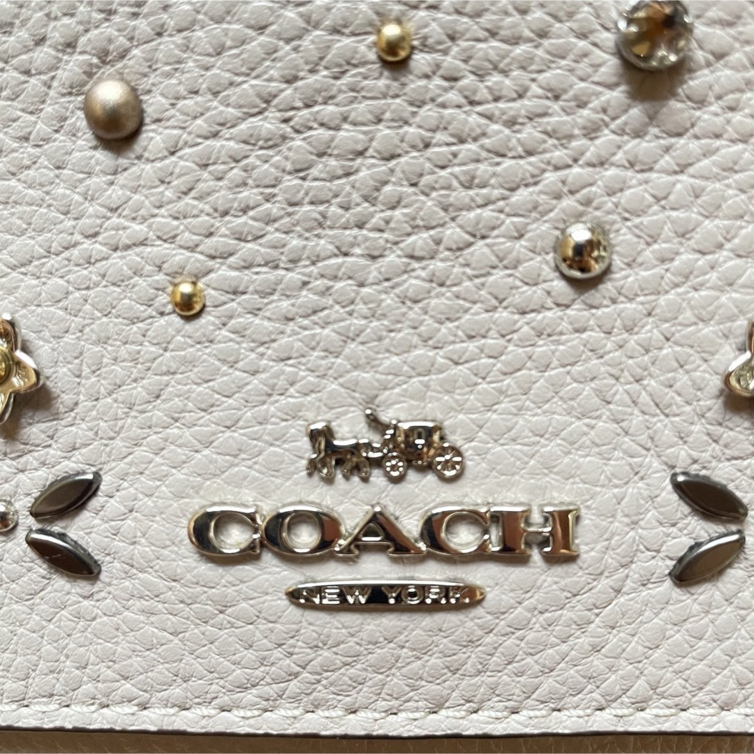 COACHコーチ✨クロスボディ スターダスト クリスタル リベット-