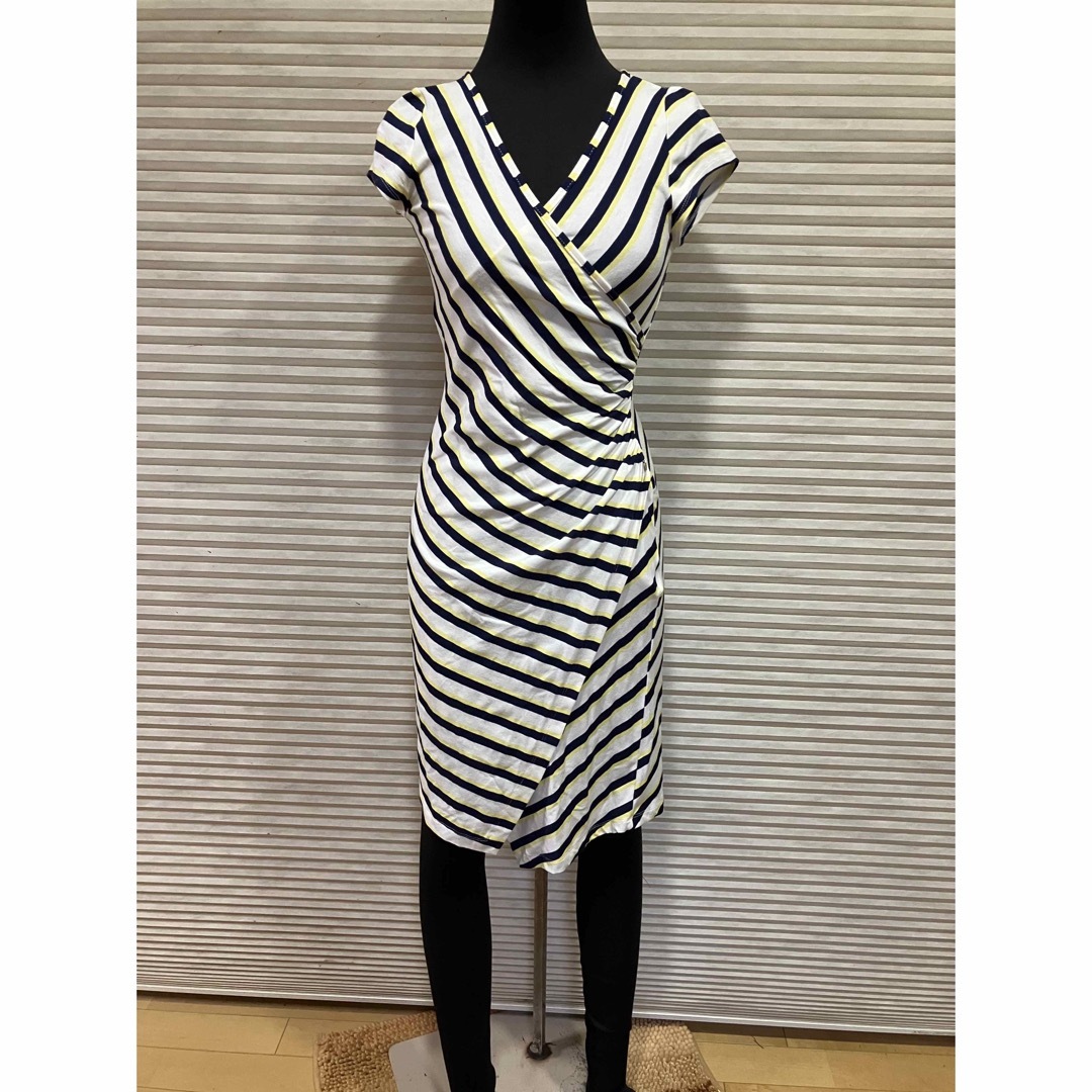 RINASCIMENTO - リナシメント美良品 ゴムストレッチカシュクールワンピ