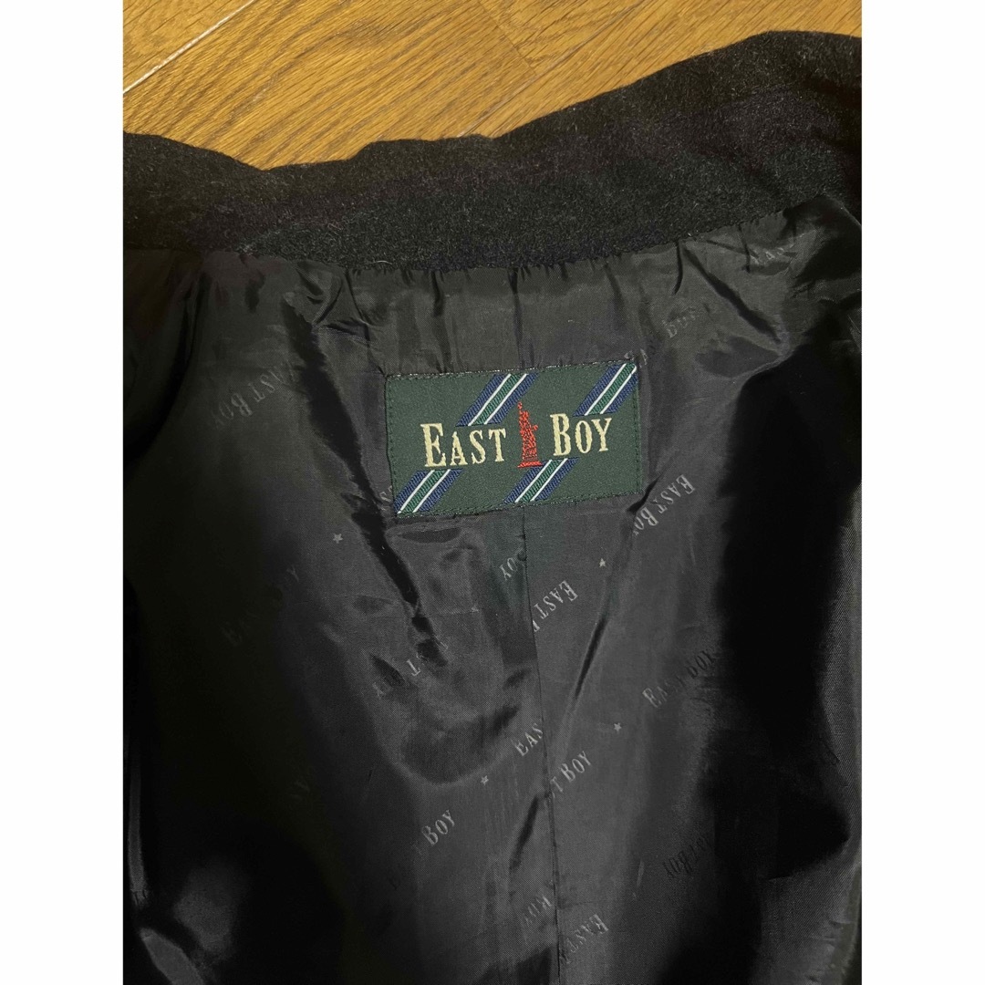 EASTBOY(イーストボーイ)の【美品】イーストボーイ　チャコルグレー　ピーコート レディースのジャケット/アウター(ピーコート)の商品写真