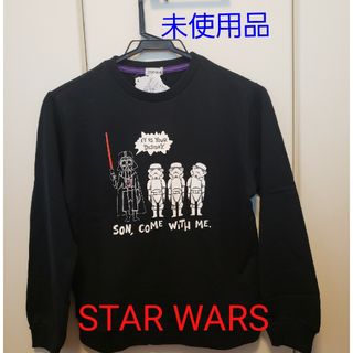 シューラルー(SHOO・LA・RUE)のSTAR WARS　未使用　スウェット　黒　150cm(Tシャツ/カットソー)