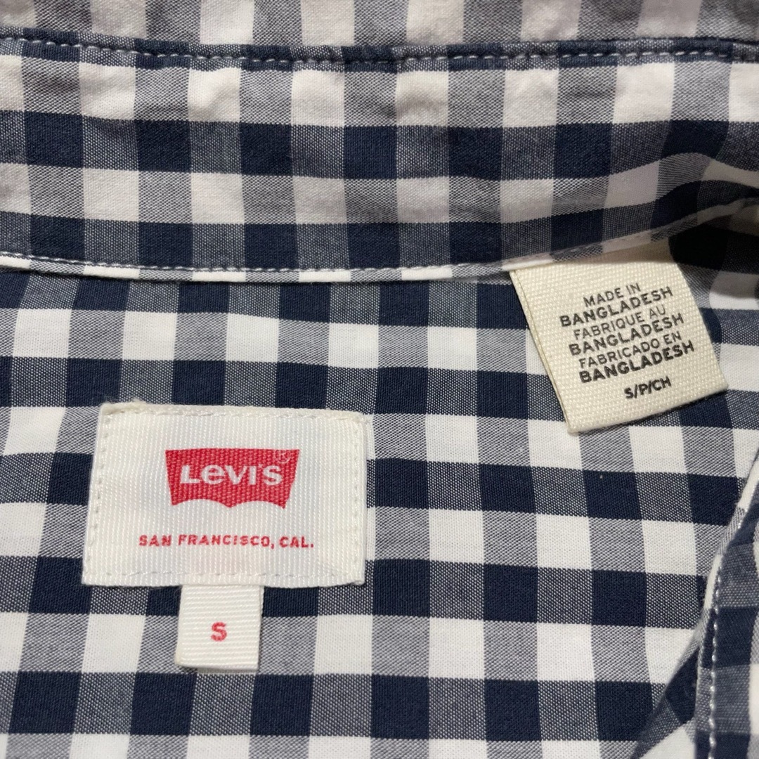 Levi's(リーバイス)の【Levi's】 リーバイス ギンガムチェック ボタンダウンシャツ Sサイズ メンズのトップス(シャツ)の商品写真