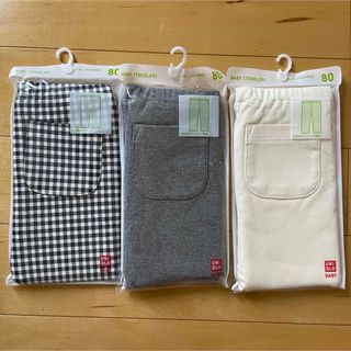 ユニクロ(UNIQLO)の新品　UNIQLO ベビー　レギンス　10分丈(パンツ)