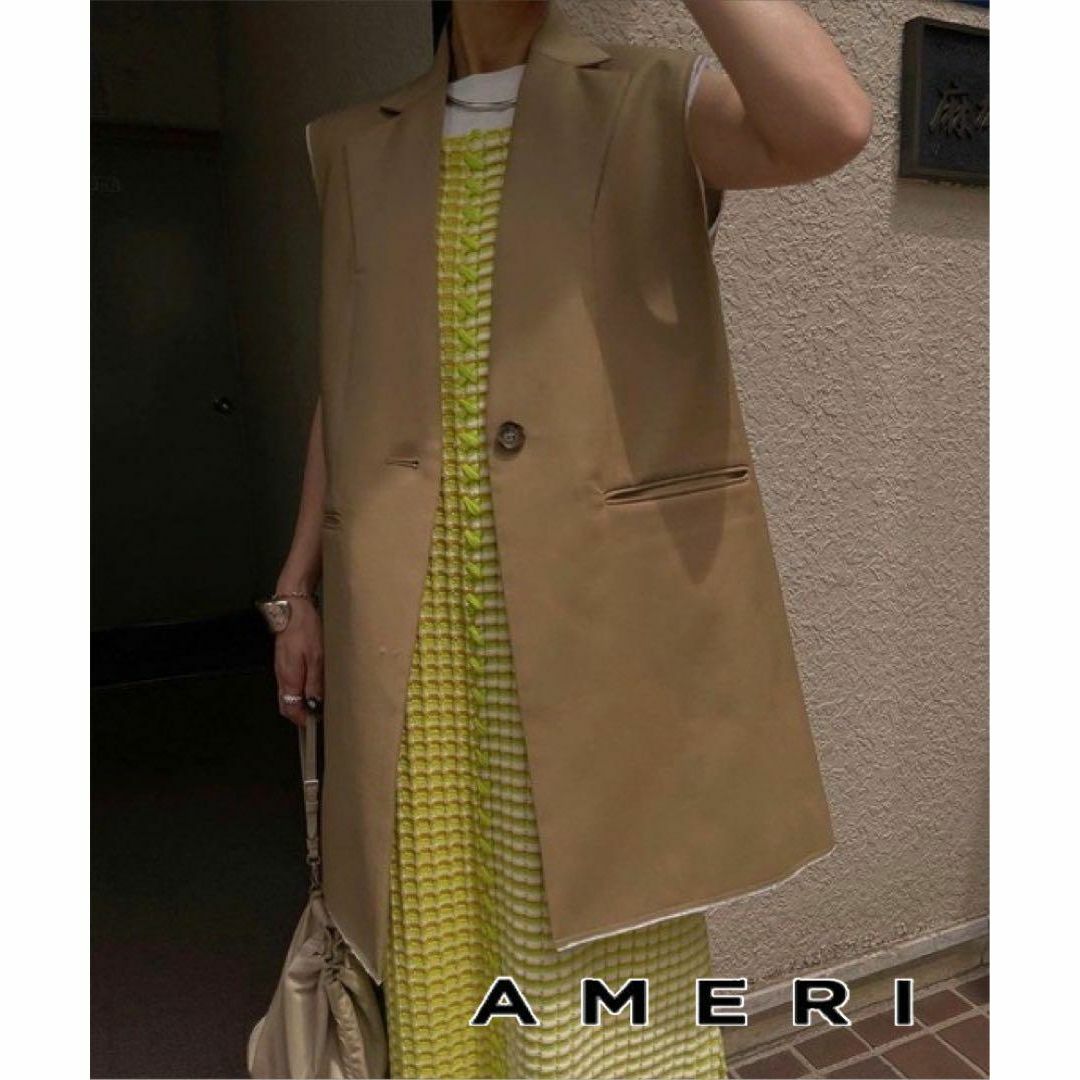 未使用★AMERI FADE COLLAR DAMAGE VEST アメリ