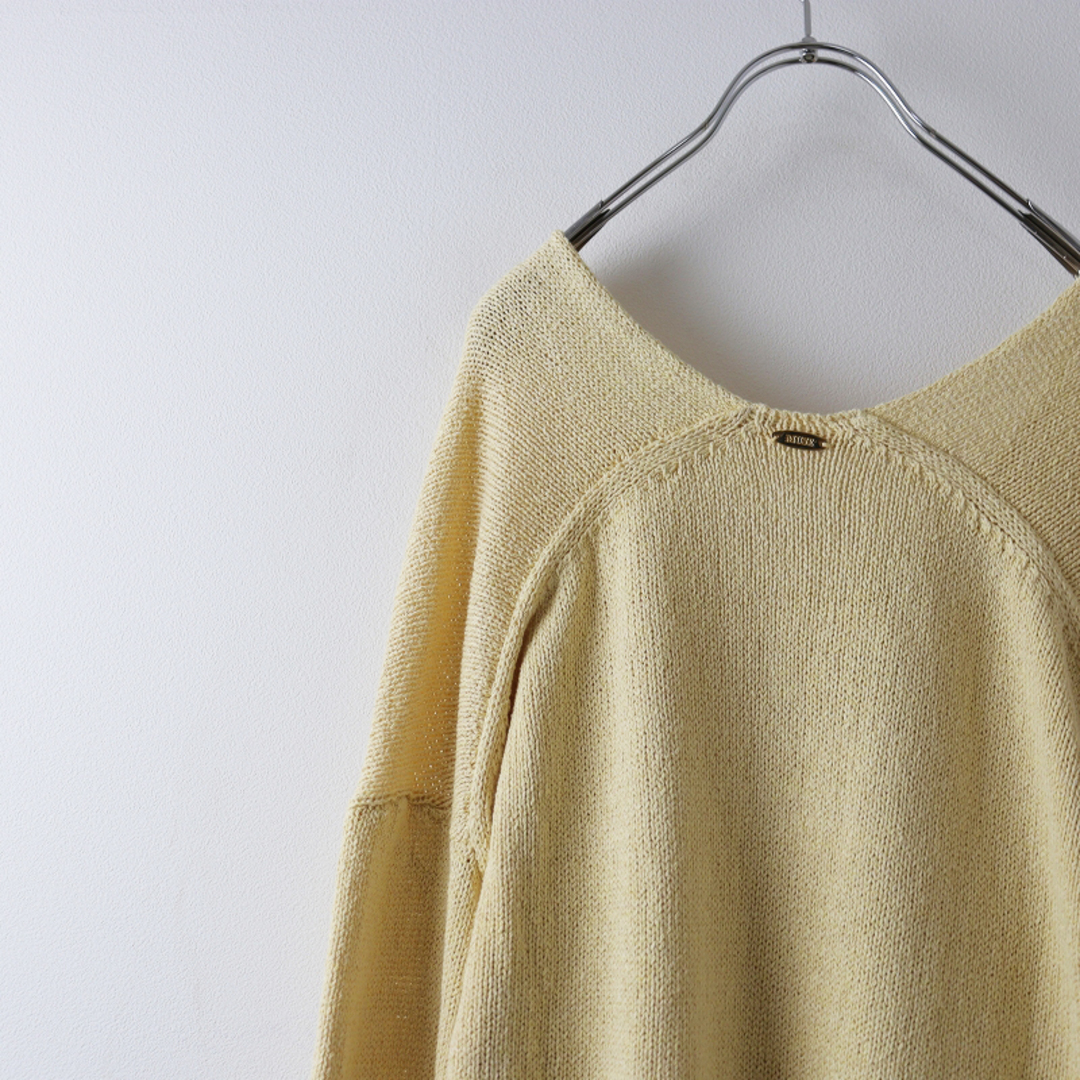 ドゥーズィエムクラス Liry Linen V プルオーバー シルクニット