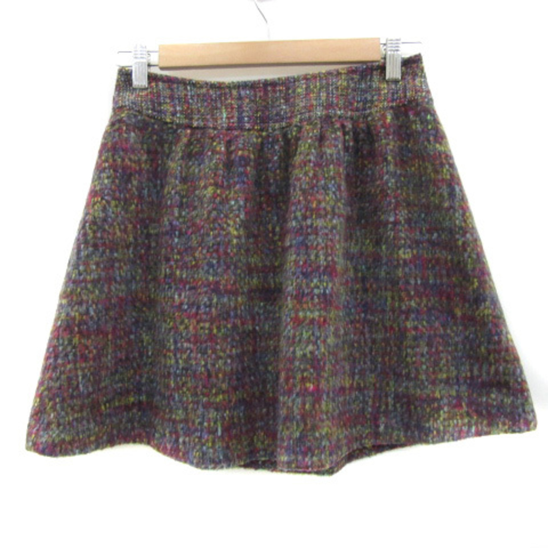 DOLLY GIRL BY ANNA SUI(ドーリーガールバイアナスイ)のドーリーガールバイアナスイ フレアスカート ギャザースカート 総柄 2 ピンク レディースのスカート(ミニスカート)の商品写真