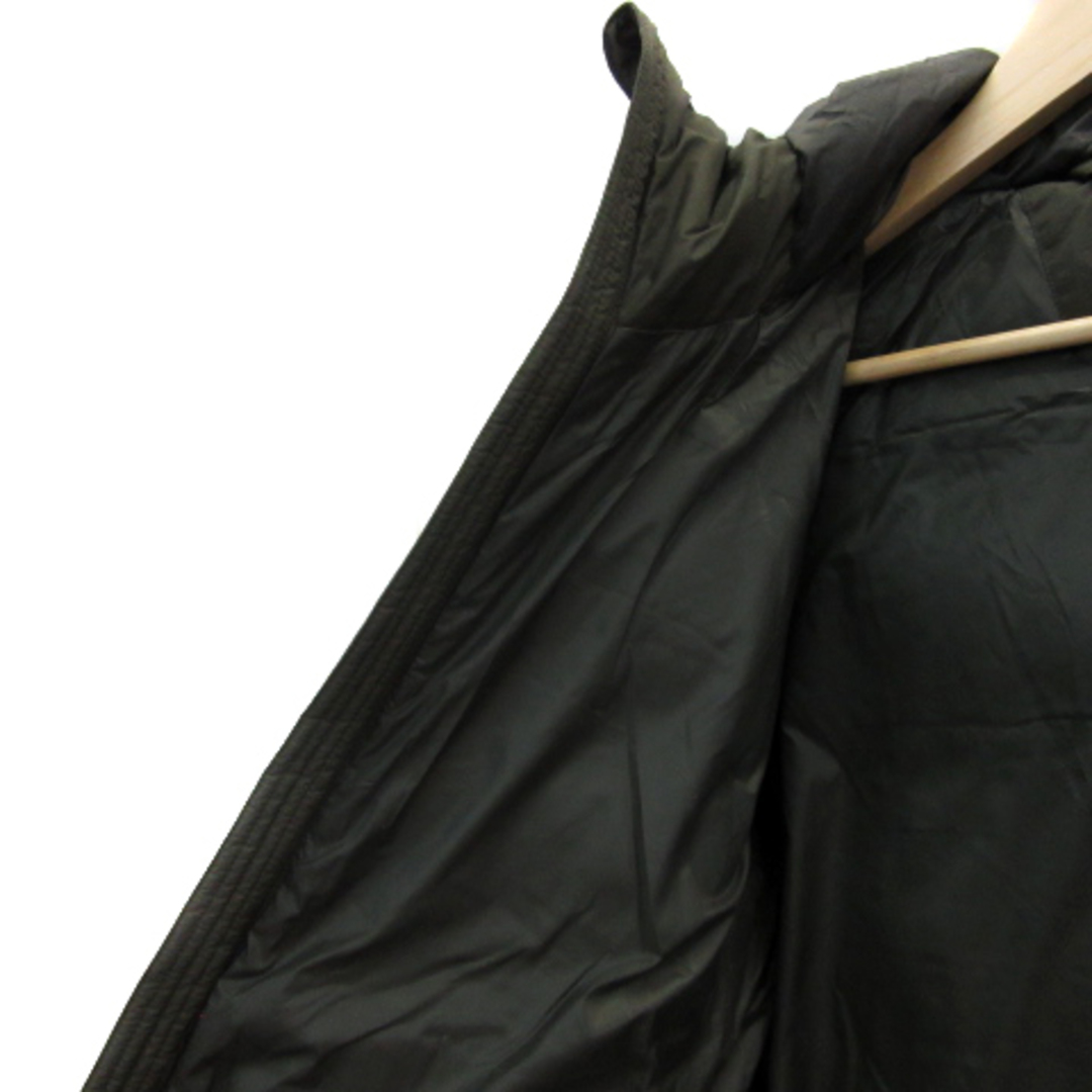 UNIQLO(ユニクロ)のユニクロ ダウンジャケット ミドル丈 無地 フード付き ジップアップ S カーキ メンズのジャケット/アウター(ダウンジャケット)の商品写真