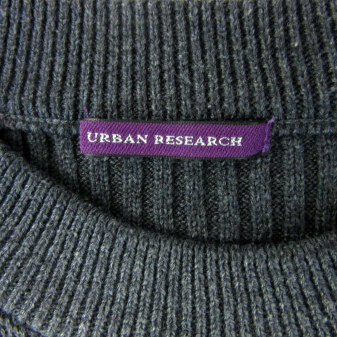 URBAN RESEARCH(アーバンリサーチ)のアーバンリサーチ ニット セーター 長袖 アーガイルチェック柄 F ダークグレー レディースのトップス(ニット/セーター)の商品写真