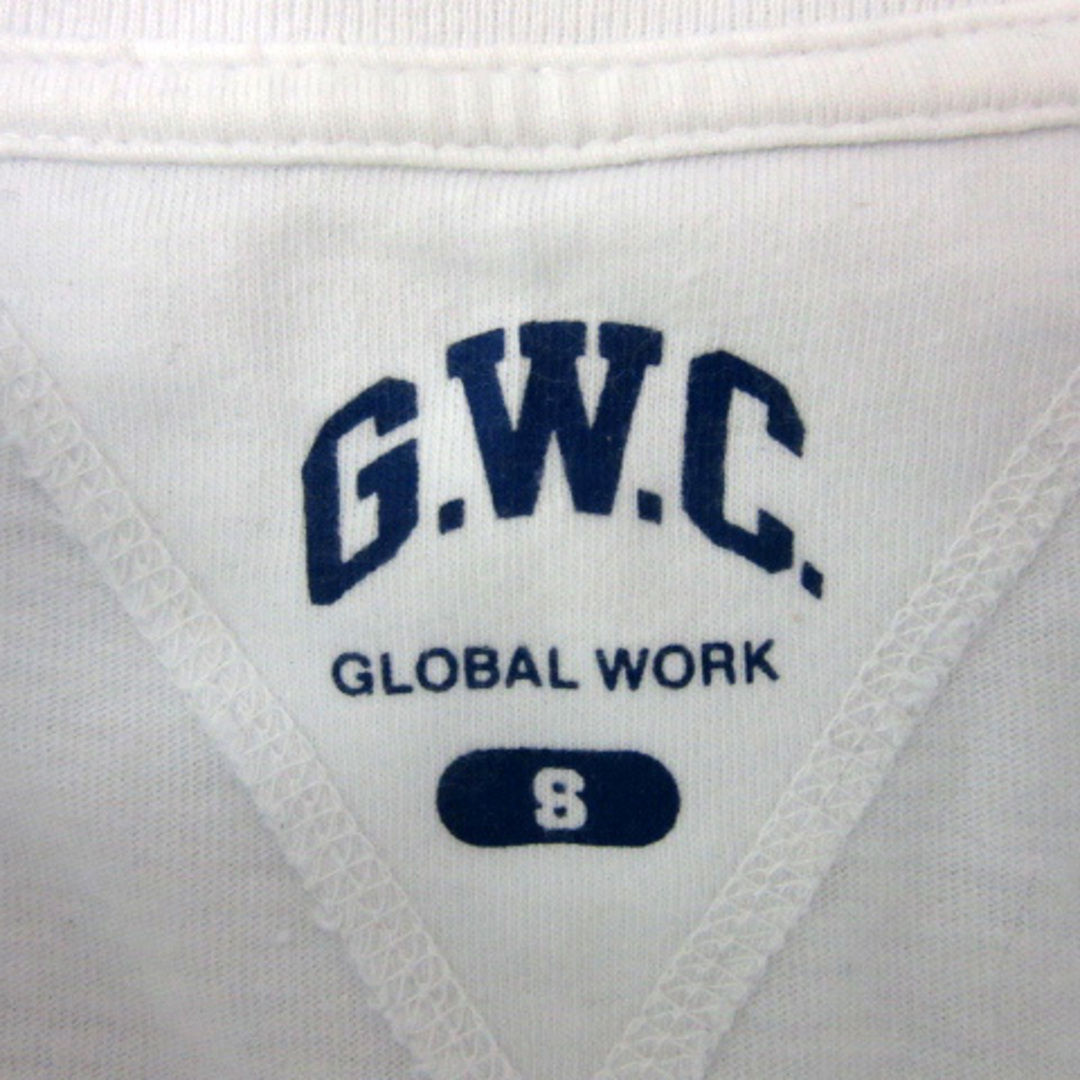 GLOBAL WORK(グローバルワーク)のグローバルワーク G.W.C. Tシャツ カットソー 半袖 プリント S 白 メンズのトップス(Tシャツ/カットソー(半袖/袖なし))の商品写真