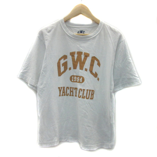 グローバルワーク(GLOBAL WORK)のグローバルワーク G.W.C. Tシャツ カットソー 半袖 プリント S 白(Tシャツ/カットソー(半袖/袖なし))
