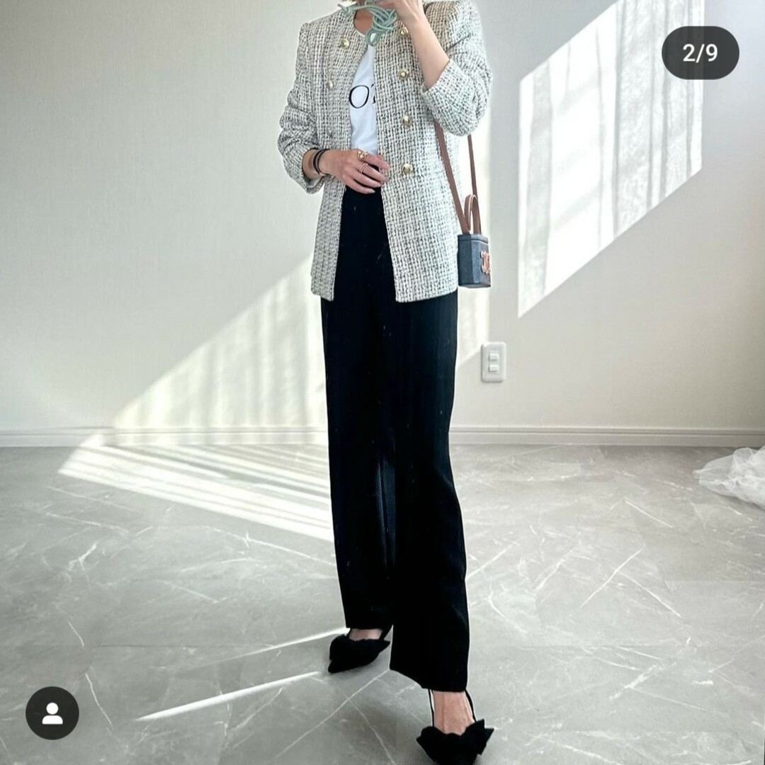 ZARA - ZARA ラウンドネック テクスチャーブレザー XSサイズ ZARA - ZARA ラウンドネック テクスチャーブレザー XSサイズ