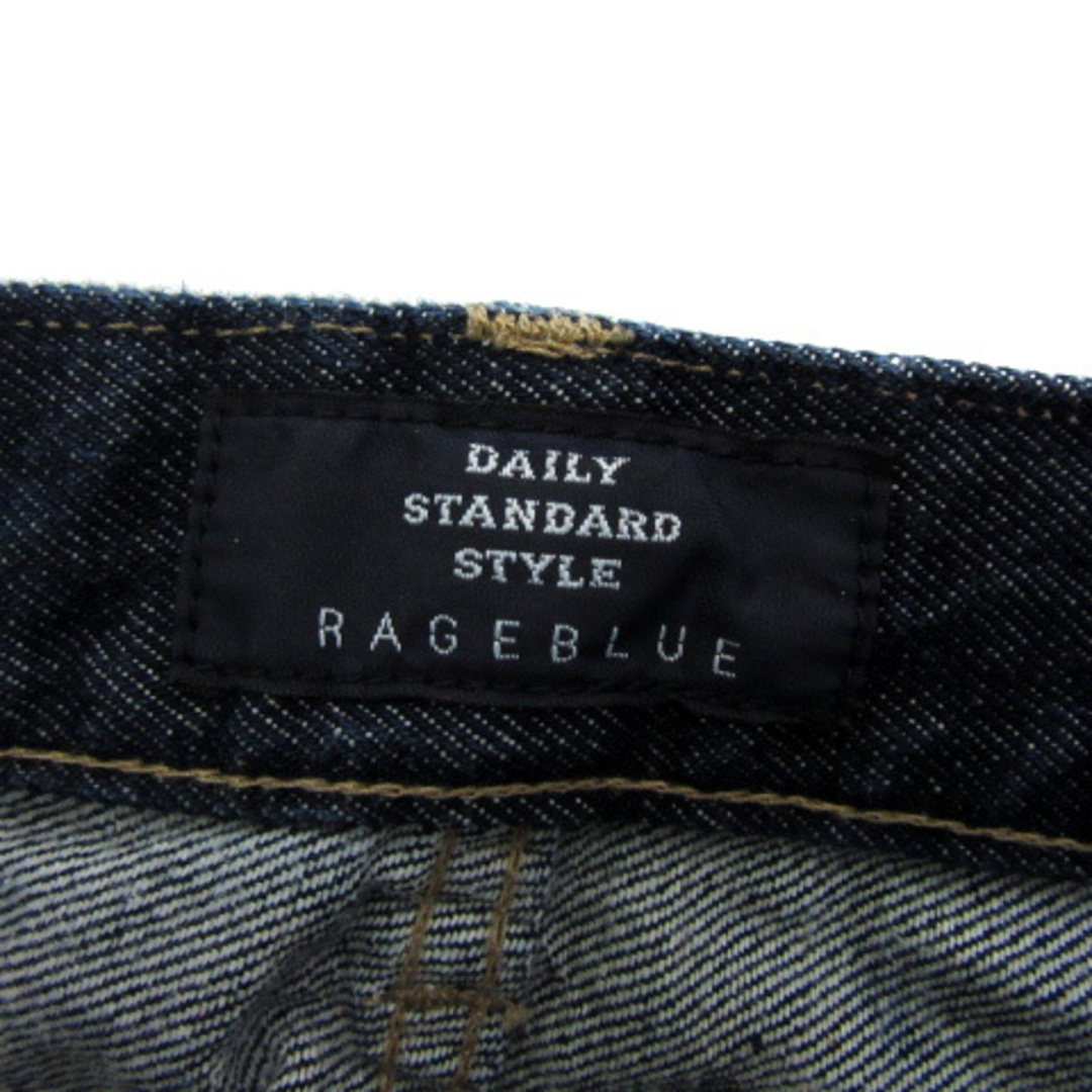 RAGEBLUE(レイジブルー)のレイジブルー デニムパンツ ジーンズ ロング丈 スリム 30 インディゴ メンズのパンツ(デニム/ジーンズ)の商品写真