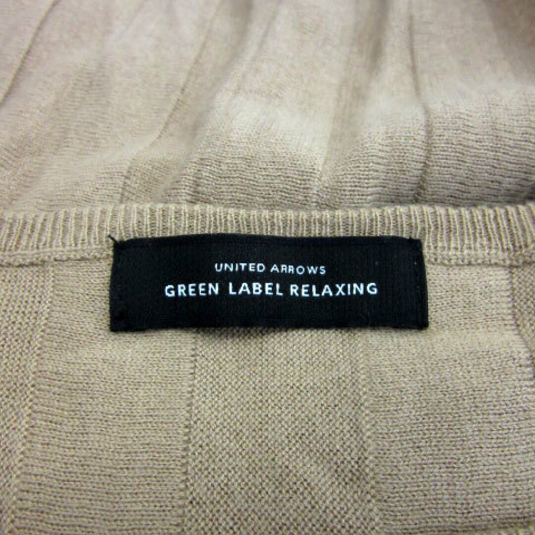 UNITED ARROWS green label relaxing(ユナイテッドアローズグリーンレーベルリラクシング)のグリーンレーベルリラクシング ニット カットソー 長袖 ブラウン 茶色 レディースのトップス(ニット/セーター)の商品写真