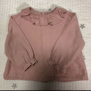 ザラ(ZARA)のザラベビー　トップス　チュニック　ピンク　コーデュロイ　74(シャツ/カットソー)