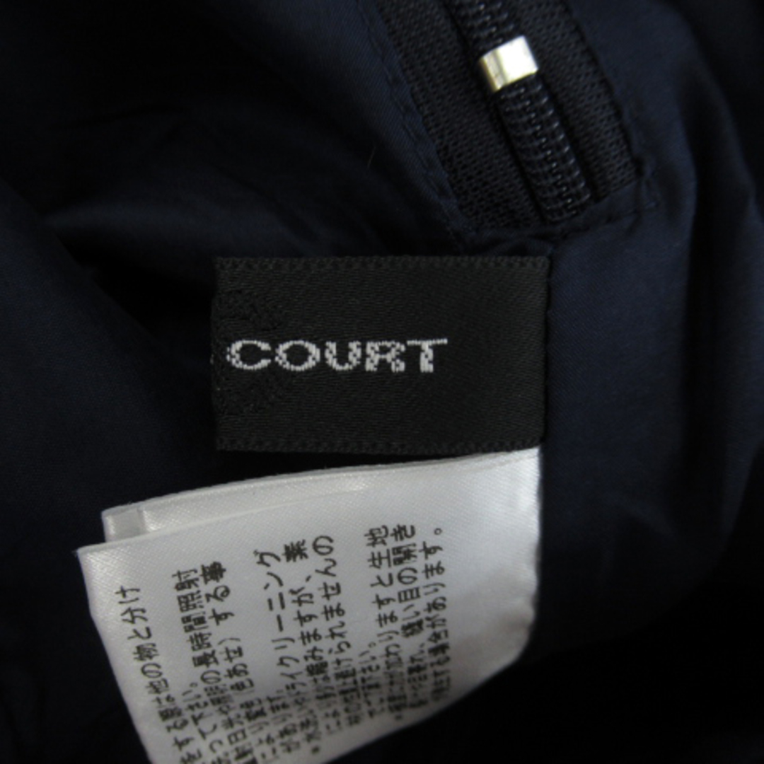 QUEENS COURT(クイーンズコート)のクイーンズコート フレアスカート ミニ丈 ツイード 0 黒 ブラック ベージュ レディースのスカート(ミニスカート)の商品写真