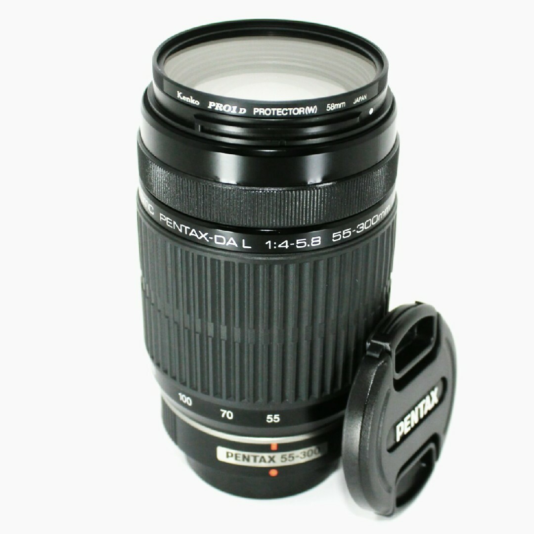 PENTAX smc 55-300mm 超望遠レンズ 遠くの撮影に最適✨美品✨ モール